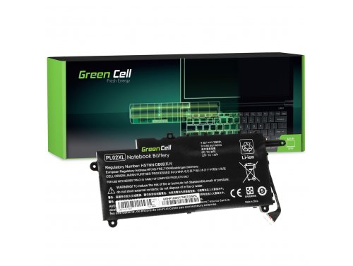 Green Cell Batterie PL02XL 751875-001 751681-421 HSTNN-DB6B HSTNN-LB6B pour HP Pavilion x360 11-N 11-N000 HP x360 310 G1