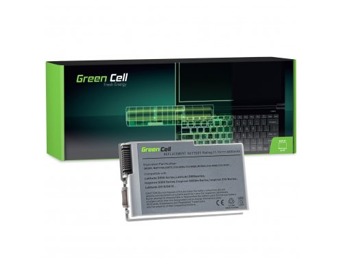 Green Cell Batterie C1295 C2451 BAT1194 pour Dell Latitude D500 D510 D520 D600 D610