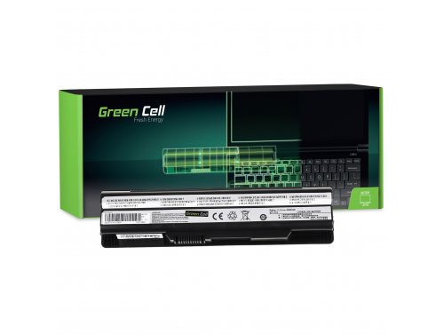 Green Cell Batterie BTY-S14 BTY-S15 pour MSI GE60 GE70 GP60 GP70 GE620 GE620DX CR650 CX650 FX400 FX600 FX700 MS-1756 MS-1757
