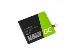 Batterie Green Cell BL-T9 EAC62078701 compatible pour téléphone LG Google Nexus 5 D820 D821 3.8V 2300mAh