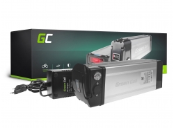 Green Cell Batterie Vélo Electrique 48V 20.4Ah 979Wh Silverfish Ebike 2 Pin avec Chargeur