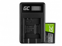 Green Cell ® Batterie Li-50B et Chargeur Li-50C pour Olympus SZ-15, SZ-16, Tough 6000, 8000, TG-820, TG-830, TG-850