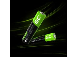 Green Cell 2x AAA HR03 800mAh Batterie