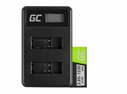 Green Cell ® Batterie et Chargeur AHDBT-501 AABAT-001 pour GoPro HD HERO5 HERO6 HERO7 Black 3.85V 1220mAh