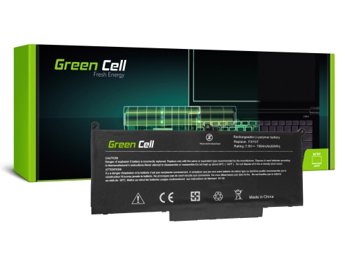 Green Cell Batterie F3YGT pour Dell Latitude 7280 7290 7380 7390 7480 7490