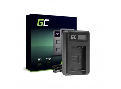 Chargeur CB-2LCE Green Cell ® pour Canon NB-10L, PowerShot G1 G3 G10 G15 G16 G1X G3X SX40HS SX50HS SX60HS (5W 8.4V 0.6A)