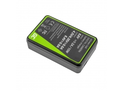Green Cell ® Batterie LP-E8 et Chargeur LC-E6 pour Canon PowerShot G15 G16 G1X G3X SX40 HS SX40HS SX50 HS SX60 HS 7.4V 800mAh