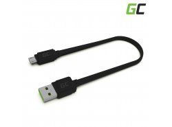 Green Cell GCmatte USB - Câble Micro USB 25cm, Charge rapide Ultra Charge, QC 3.0