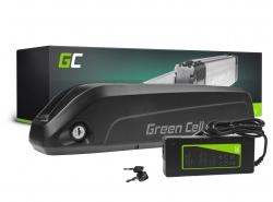 Green Cell Batterie Vélo Electrique 36V 15Ah 540Wh Down Tube Ebike EC5 pour Ancheer, Samebike, Fafrees avec Chargeur