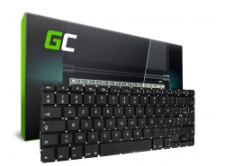 Green Cell ® Clavier pour ordinateur portable Apple MacBook Pro Unibody 15' A1286 AZERTY FR