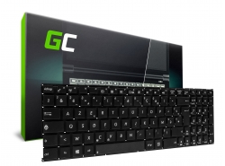 Green Cell ® Clavier pour ordinateur portable Asus A555 A556 D555 X554 X555 X556 AZERTY FR