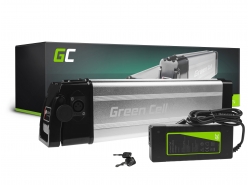 Green Cell Batterie Vélo Electrique 36V 11Ah 396Wh Silverfish Ebike 4 Pin pour Hitway, Vivi, Fafrees, Velobecane avec Chargeur