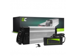 Green Cell Batterie Vélo Electrique 48V 11Ah 528Wh Silverfish Ebike 4 Pin pour Gazelle, Freeway, Fenetic avec chargeur