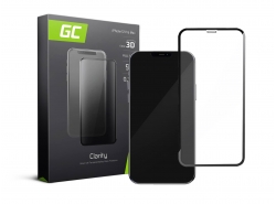 Green Cell PRO GC Clarity Verre Trempe pour iPhone 11 Pro Écran Tempered Glass, Ecran 3D Incurvés Bords Couverture Écran 9H
