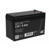 Green Cell® Batterie AGM 12V 9Ah accumulateur pour UPS Système Batterie de secours Batterie de résérve