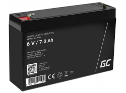 Green Cell ® Gel Batterie AGM 6V 7Ah