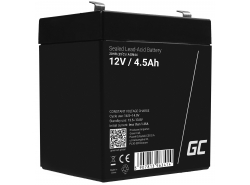 Green Cell® Batterie AGM 12V 4.5Ah accumulateur pour UPS Système Batterie de secours Batterie de résérve