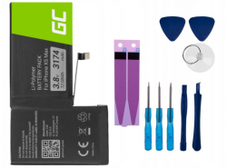 Batterie Green Cell A1921 A2101 A2102 A2104 compatible pour téléphone Apple iPhone XS Max + Kit outils 3.8V 3174mAh