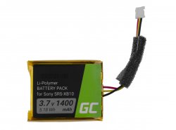Green Cell ® Batterie CP-XB10 SF-08 pour Enceinte Bluetooth sans fil Sony SRS-XB10 SRS-XB12 Extra Bass, Li-Polymer 3.7V 1400mAh
