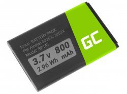 Batterie Green Cell TLi009AA compatible pour téléphone Alcatel 1066G 2038X 2053D 2053X 3025X 3026X 3.7V 800mAh