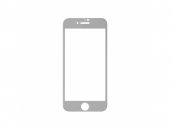Verre GC Clarity trempé pour Apple iPhone SE (2020) - blanc