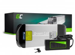 Batterie Vélo Electrique 36V 15Ah Li-Ion Rear Rack Batterie avec Chargeur Green Cell®