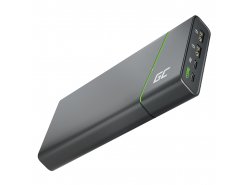 Batterie Externe Green Cell GC PowerPlay Ultra 26800mAh 128W 4-port pour laptop, MacBook, iPad, iPhone, Nintendo Switch et plus