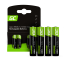4x Piles AAA R3 800mAh Ni-MH Batteries rechargeables Green Cell