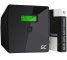 Green Cell Onduleur UPS 1000VA 700W Alimentation d'énergie Non interruptible avec écran LCD Sinusoïde Pure + Nouveau Logiciel