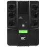 Green Cell Onduleur UPS 800VA 480W Alimentation d'énergie Non interruptible AiO avec écran LCD + Nouveau Logiciel