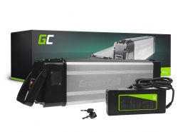 Green Cell Batterie Vélo Electrique 36V 15Ah 540Wh Silverfish Ebike 4 Pin pour Hitway, Vivi, Fafrees, Velobecane - OUTLET