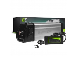 Green Cell Batterie Vélo Electrique 48V 11.6Ah 557Wh Silverfish Ebike 4 Pin pour Zündapp, Telefunken, Ancheer, Chargeur - OUTLET