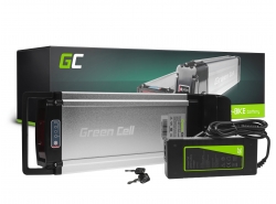 Green Cell Batterie Vélo Electrique 36V 12Ah 432Wh Rear Rack Ebike 4 Pin à Adore, Raleigh, Gazelle avec chargeur - OUTLET
