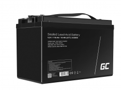 GreenCell® Batterie AGM 12V 110Ah accumulateur pour Photovoltaïque Caravane Energie Solaire - OUTLET