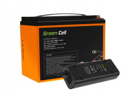 Green Cell® Batterie LiFePO4 38Ah 12.8V 486Wh LFP Batterie au lithium 12V pour bateau de pêche chariot de golf scooter - OUTLET