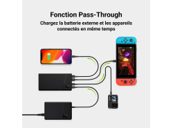 Power Bank Green Cell GC PowerPlay20 20000mAh avec charge rapide 2x USB Ultra Charge et 2x USB-C Power Delivery 18W