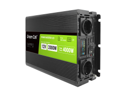 Convertisseur de tension Green Cell PowerInverter LCD 12 V 2000 W/40000 W Pur sinus avec écran