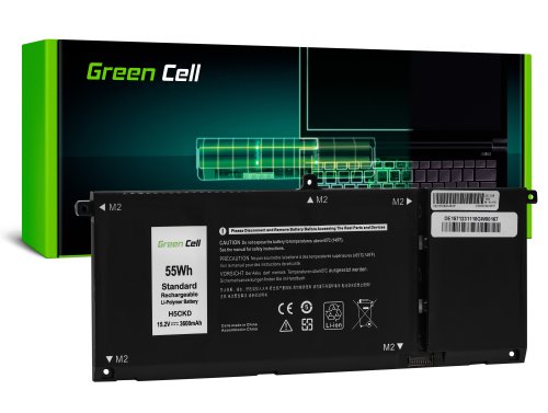 Green Cell Batterie H5CKD TXD03 pour Dell Inspiron 5400 5401 5406 7300 5501 5502 5508